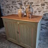 Vintage French pine sideboard – 1930s/1950s