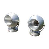 Pair of vintage eyball sconces