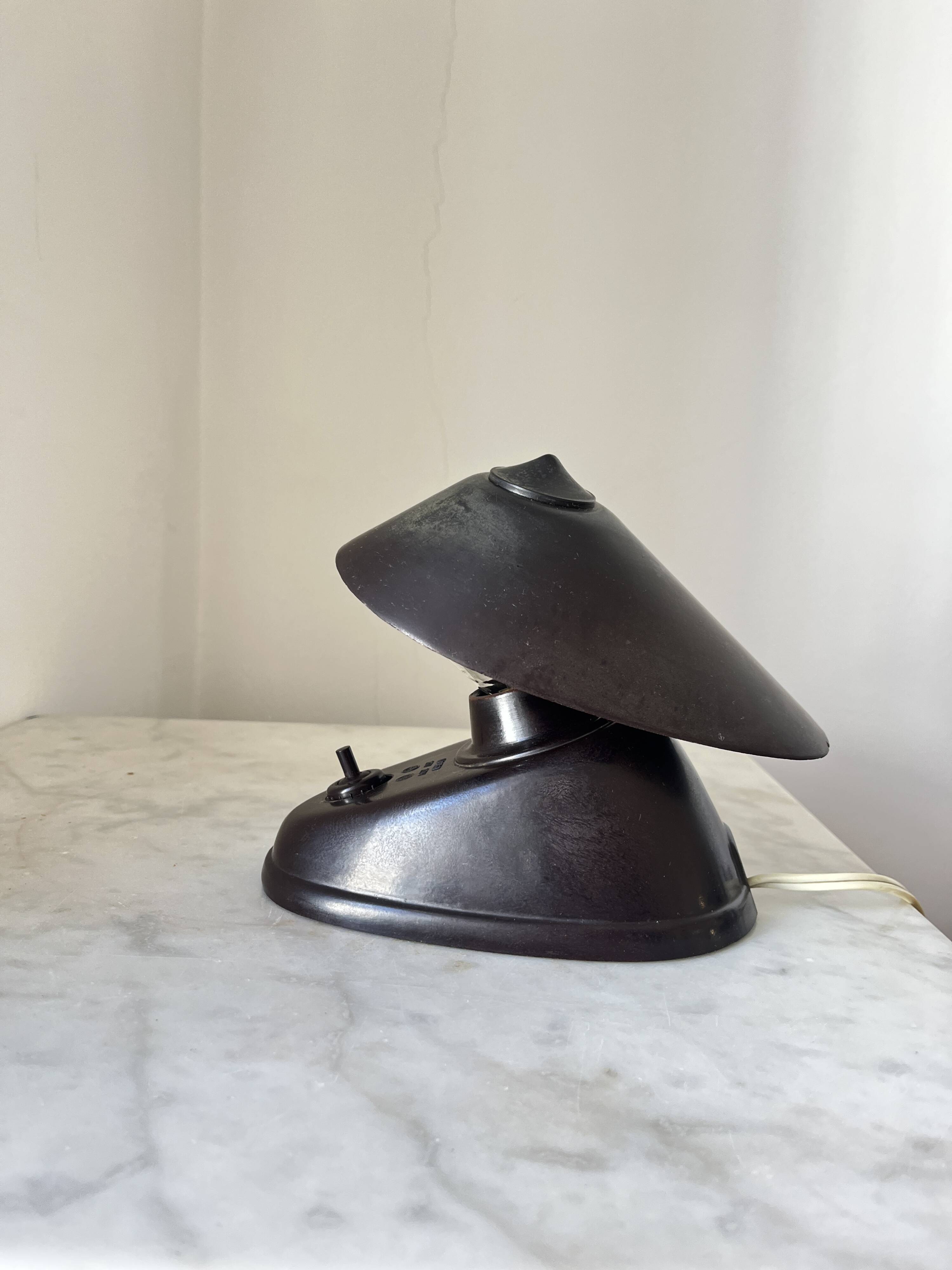 Lampe de table en bakélite Typ 11641 par ESC Zukov, Tchécoslovaquie, années 30-50