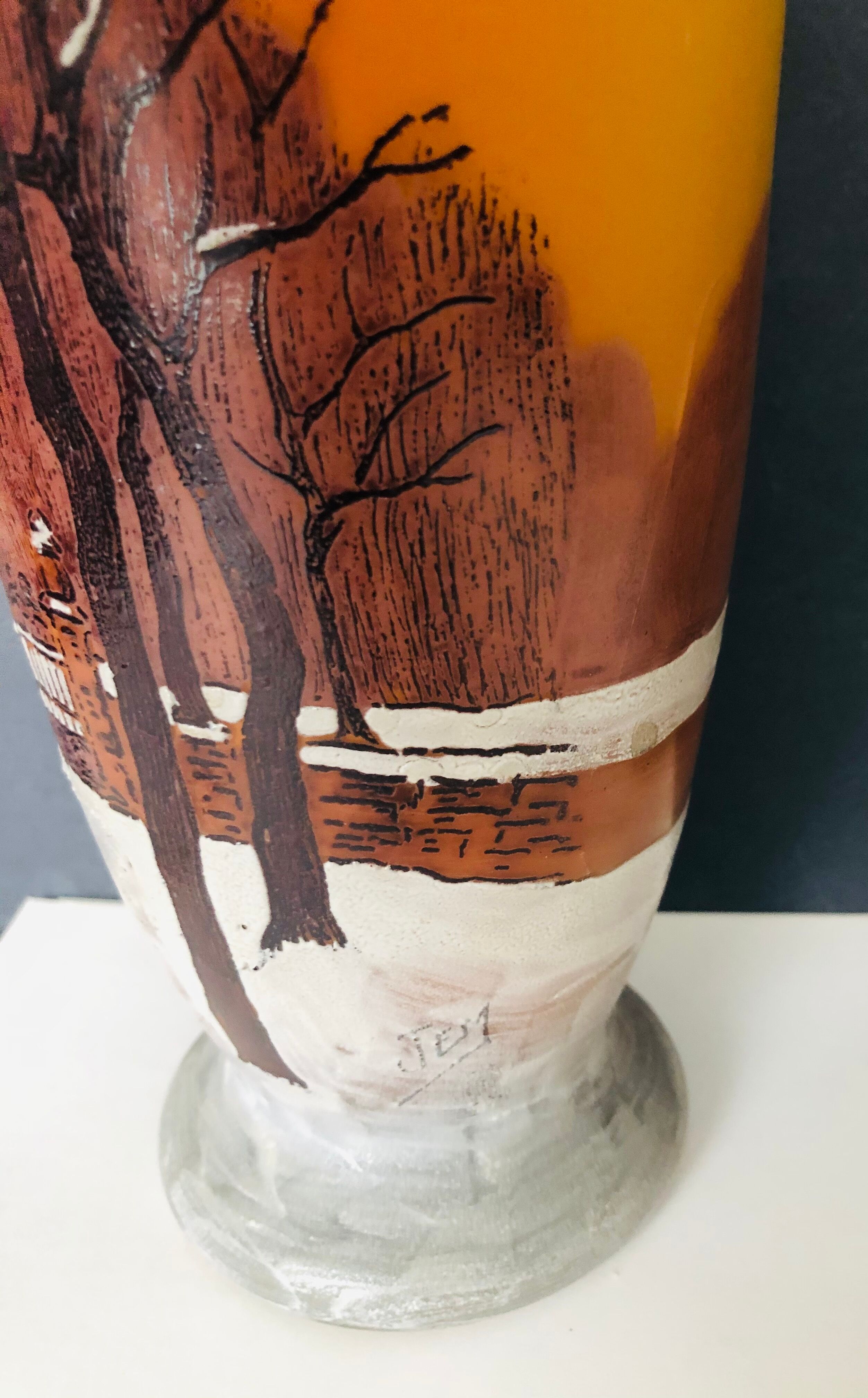 Pair of Art Nouveau vases