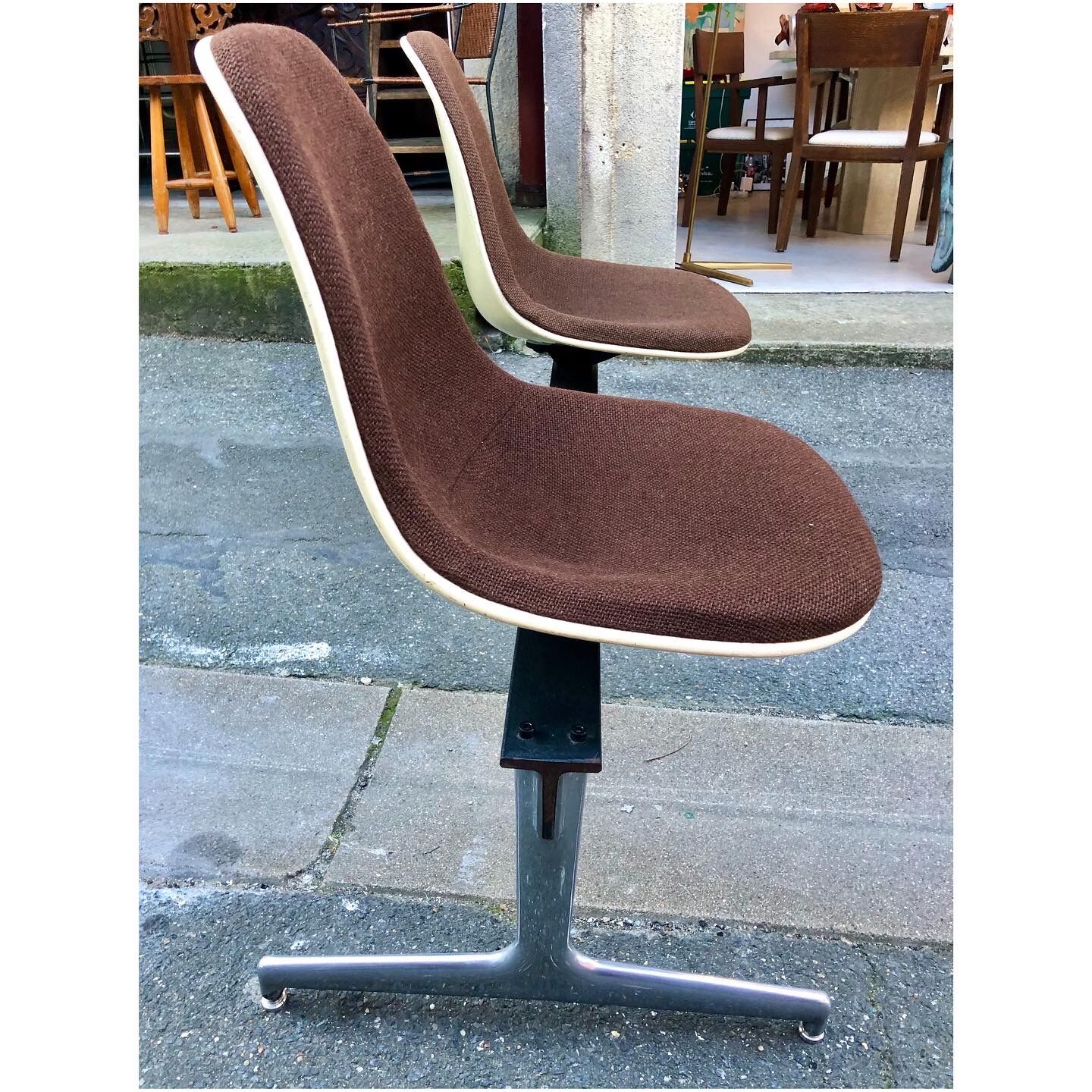 Charles Eames two-seater bench by Herman Miller