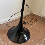 Vintage lamp with pig bladder skin shade