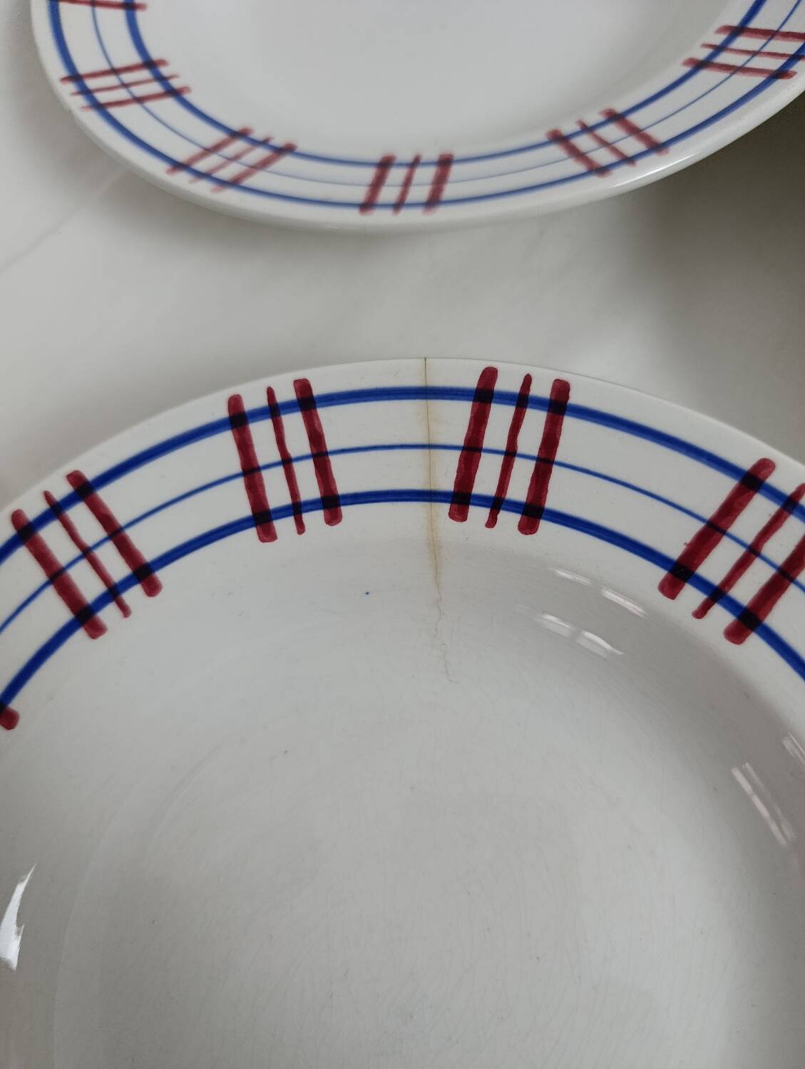 Deep plates Sarreguemines Poitou