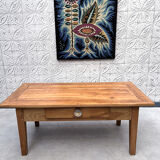 Solid elm coffee table