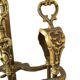 bronze fireplace servant AC 3 accessories pliers, shovel and broom