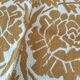 Nappe et 8 serviettes vintage – tons caramel et moutarde dorée