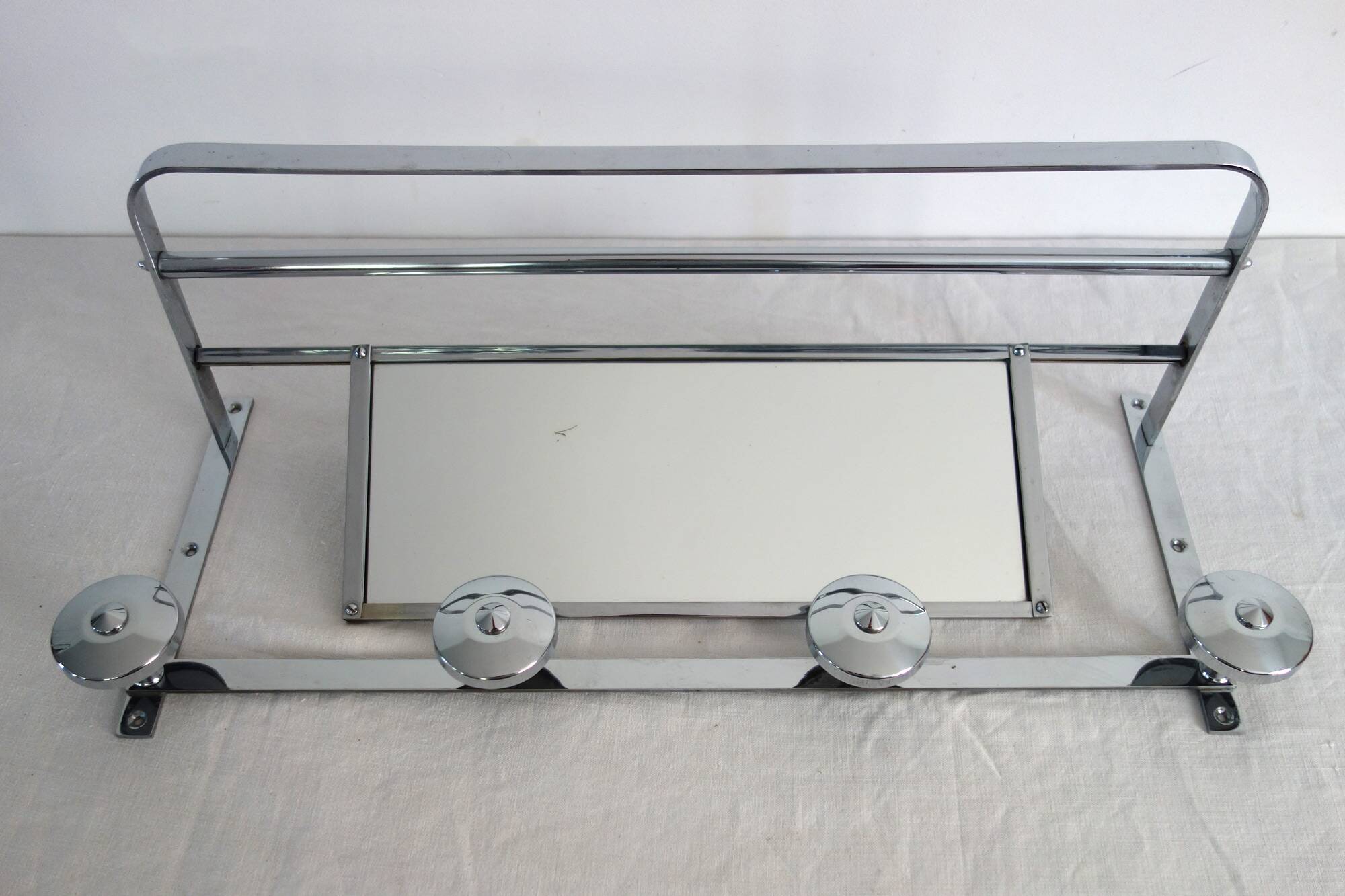 Coat rack hat rack mirror Art Deco