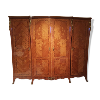 4-door wardrobe Louis XV style