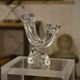 Crystal candlestick by Daum Nancy France 1970s