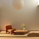 Table basse forme libre en bois massif