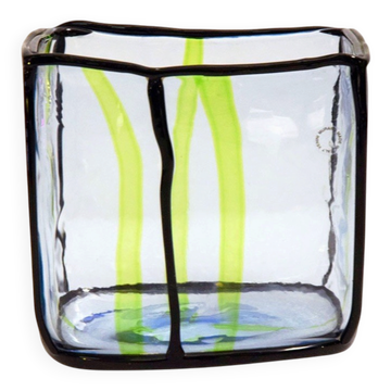 Fulvio Bianconi for Venini, Epipedos vase, 1990s