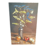 Margueray painting "Flowers and Apples"