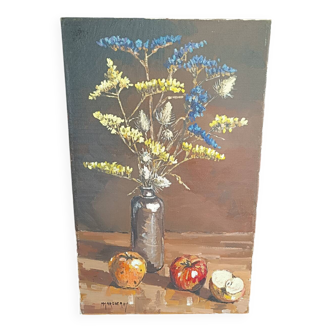 Tableau Margueray "Flowers and Apples"