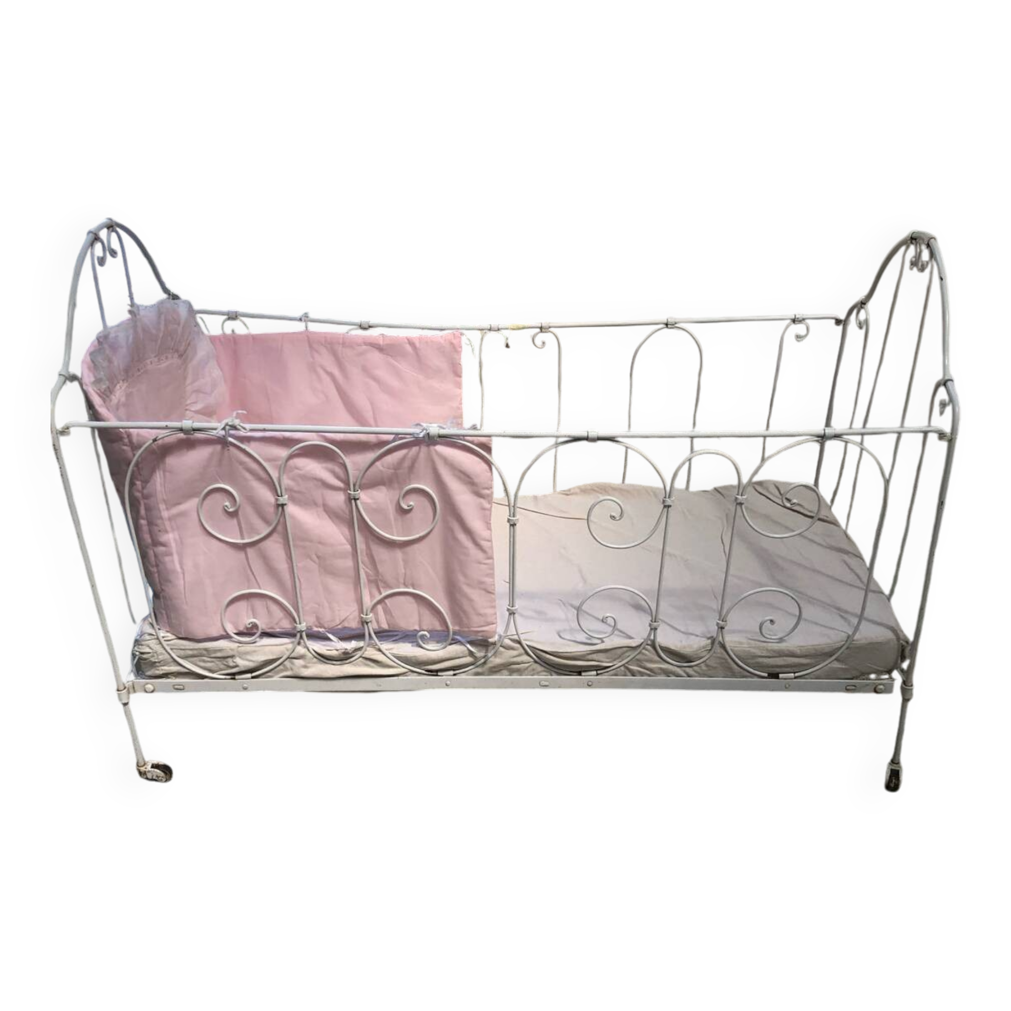 Wrought iron bed for children