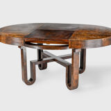 1930s art deco extendable log table