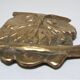 Three owls on a massive brass branch vintage wall decoration