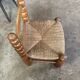 Chaise basse perle