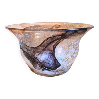 Vase in blown glass Maure Vieil