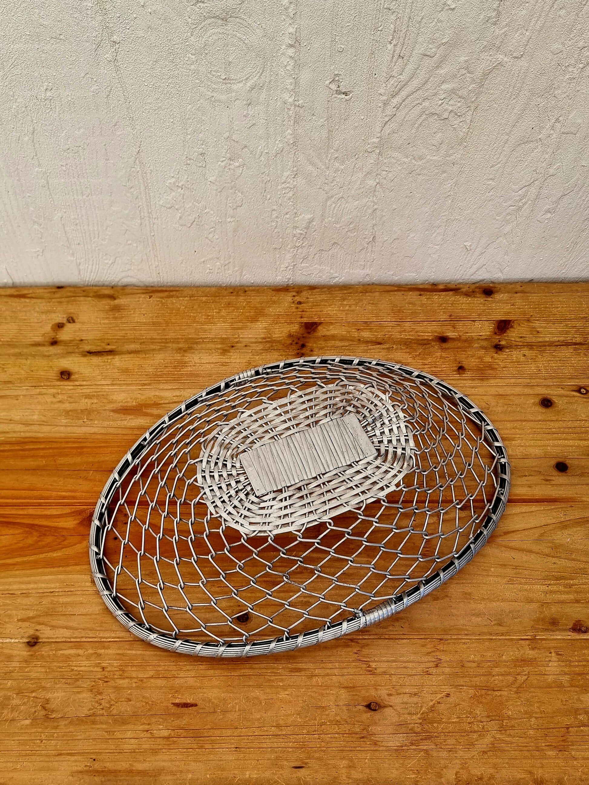 Vintage metal fruit basket