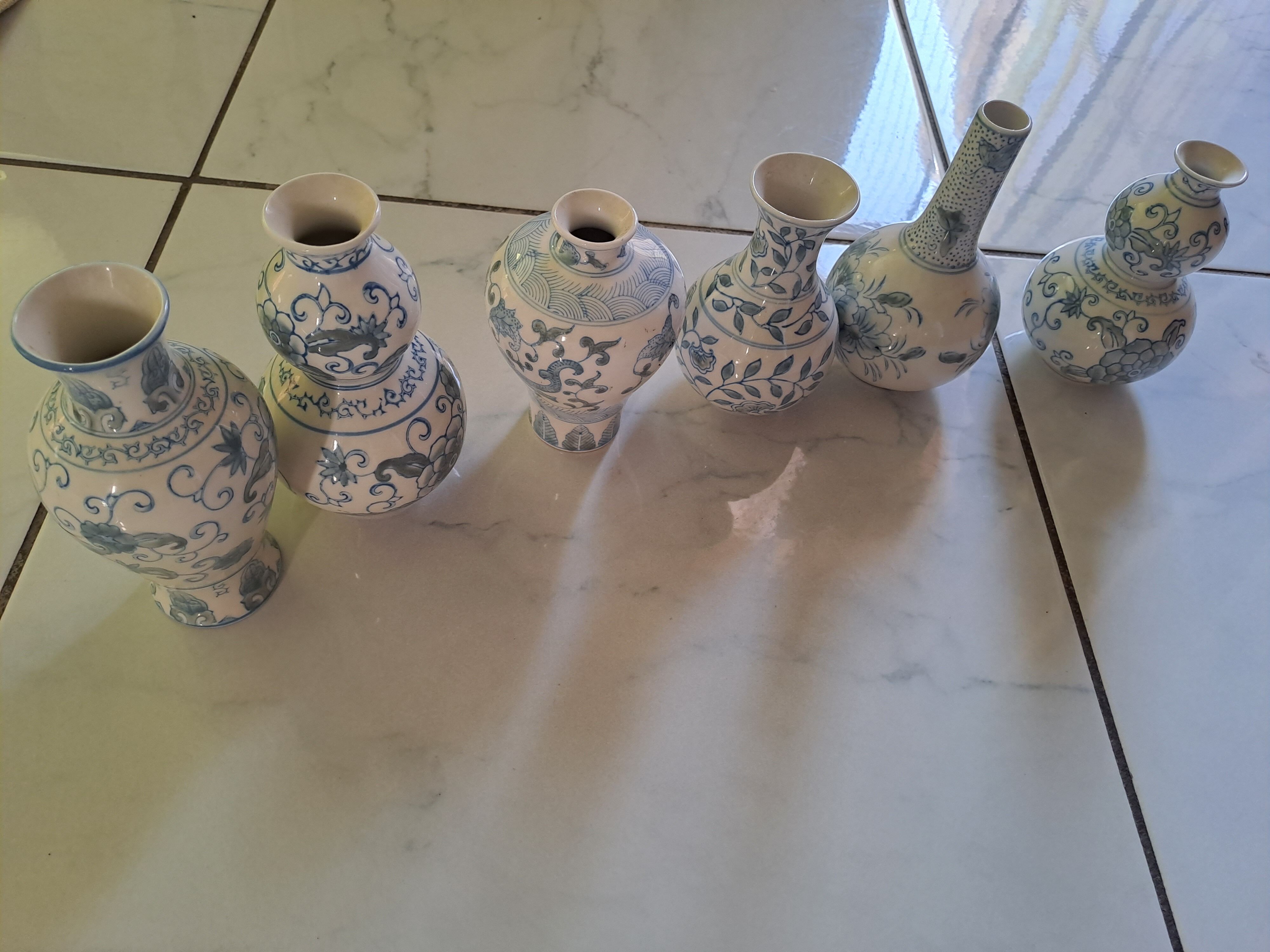Lot vases miniature sia home fashion