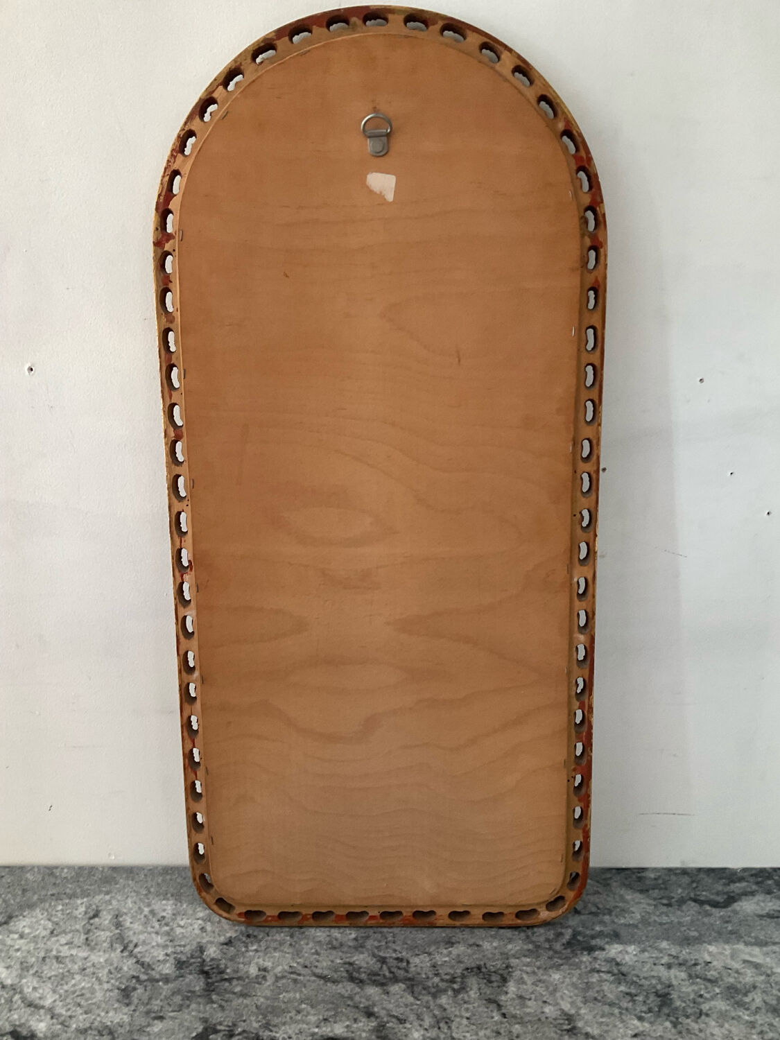 Ancien miroir en bois doré et verre biseauté