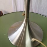 LUM vintage chrome mushroom design lamp
