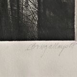 Original lithograph H.C. de BOISGALLAYO from 1988