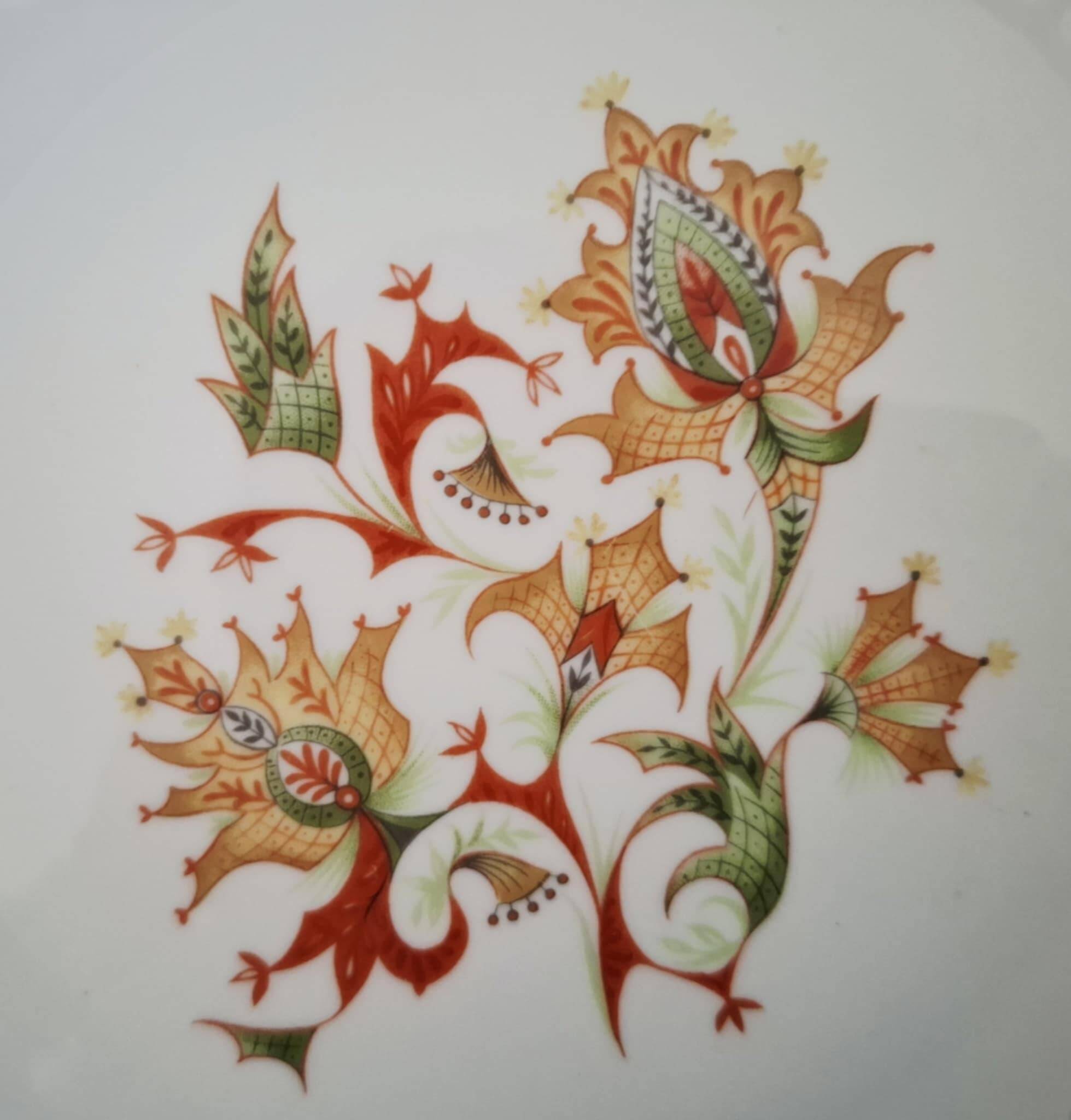 Fernand Deshoulières Chauvigny Porcelain Dinner Plates