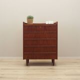 Commode en teck, design danois, années 1970, production : Danemark