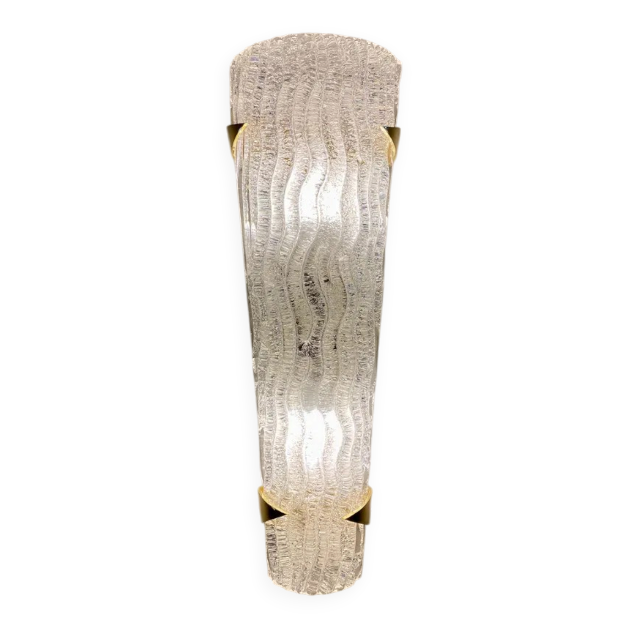 1/3 arlus wall light in murano glass, france 1960s
