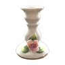 Candle holder with slip rose
