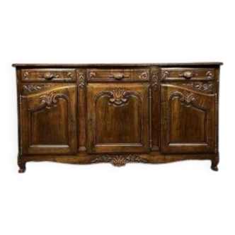 Louis XV style Provençal sideboard in walnut