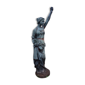 Statue en fonte, décoration