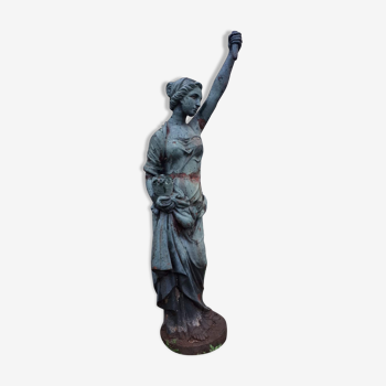 Cast iron statue, exterior decoration