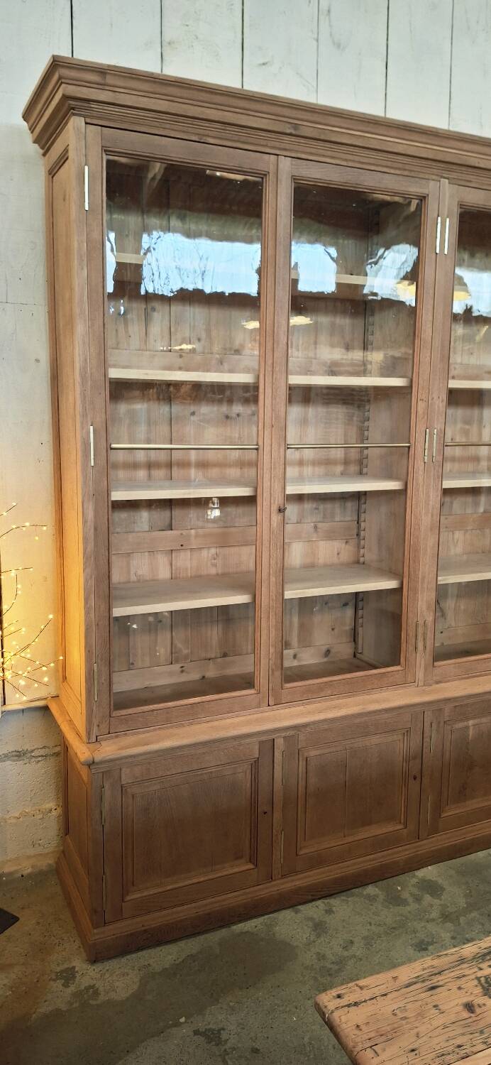 Grande vitrine ancienne de musée