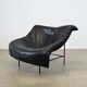 Fauteuil Butterfly vintage en cuir noir par Gerard van den Berg pour Montis