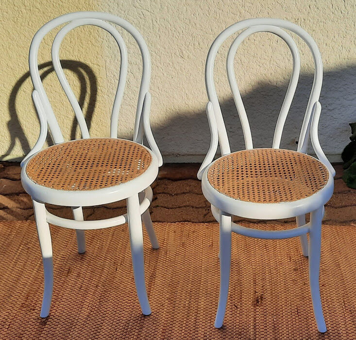 Lot of vintage bistro chairs