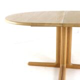 Juul Kristensen for JK Møbler oval oak extendable dining table 'Nakskov'
