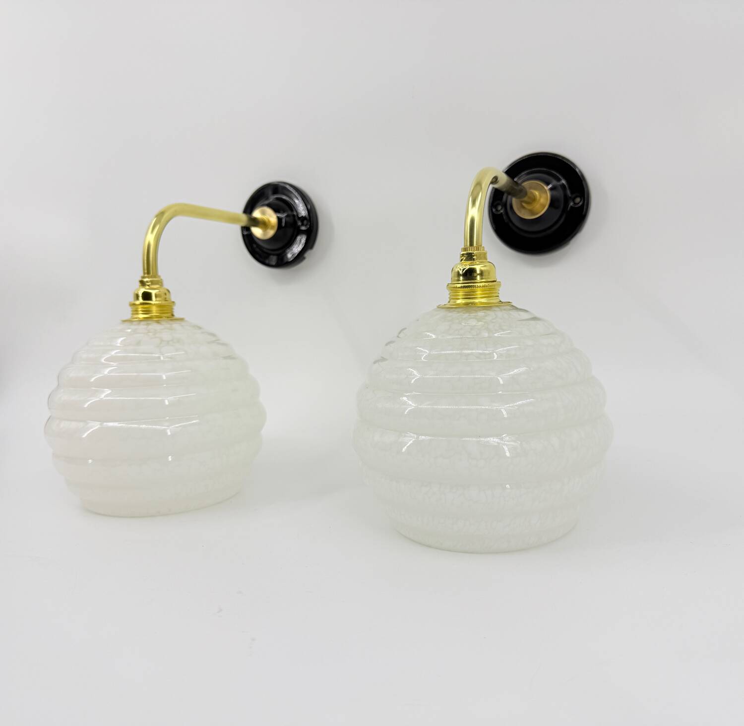 Clichy glass wall lights