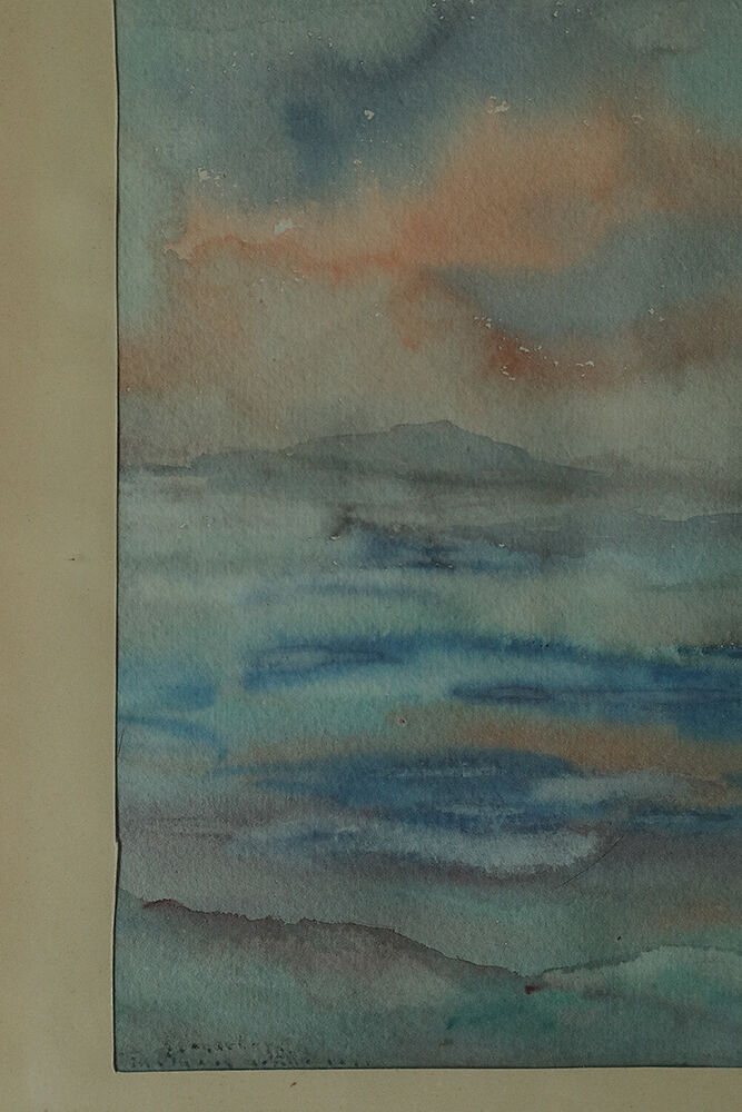 Frideborg Bryth, Gouache, 1961, Framed