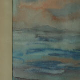 Frideborg Bryth, Gouache, 1961, Framed