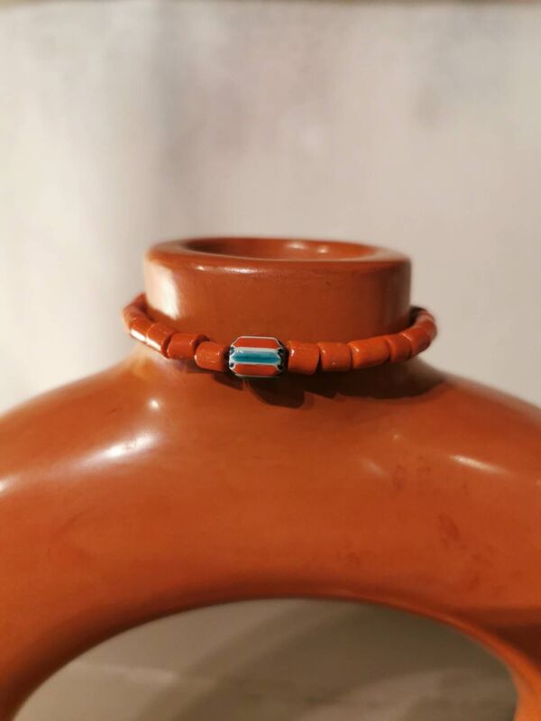 Vase forme anneau Tadelakt Maroc