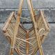 Vintage rattan magazine door