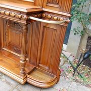 vestiaire napoléon III en noyer fin du 19e siécle