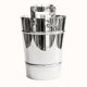 Mid-century modern silver plated champagne cooler and ice bucket