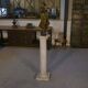 Neoclassical wooden column with marble-effect paint, early 20th century