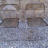 2 chaises pliantes design Giancarlo Piretti pour Castelli