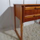 Bureau vintage des années 50 pied traineau teck