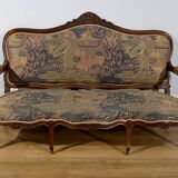 Louis XV style living room in walnut – 1920