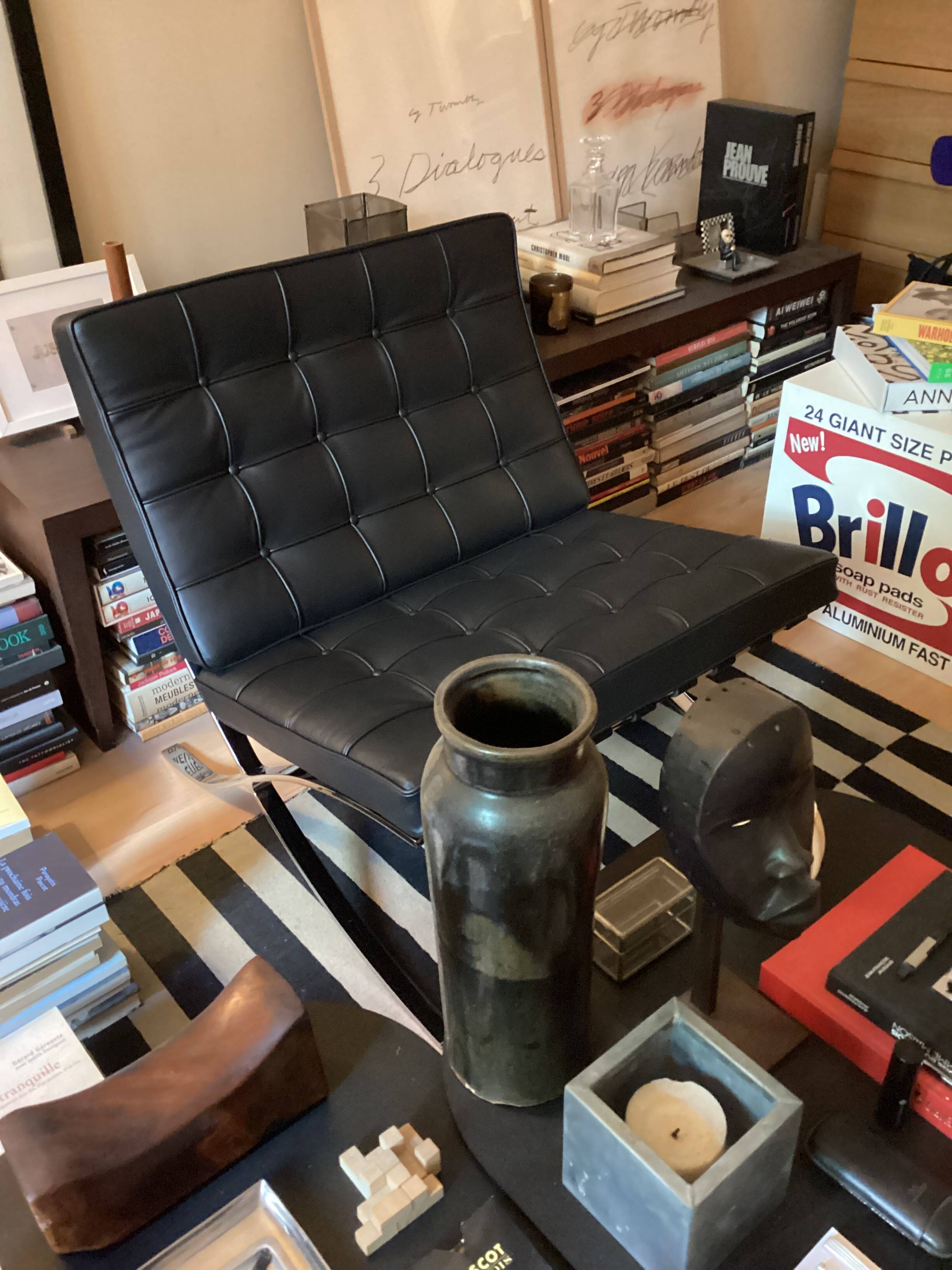 Fauteuil Barcelona Mies van der Rohe pour Knoll